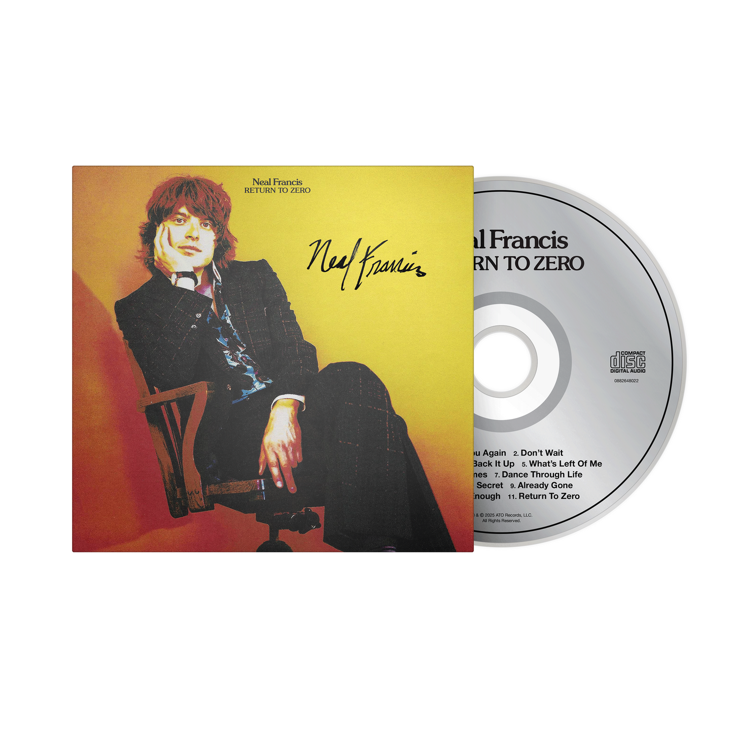 RETURN TO ZERO CD - SIGNED