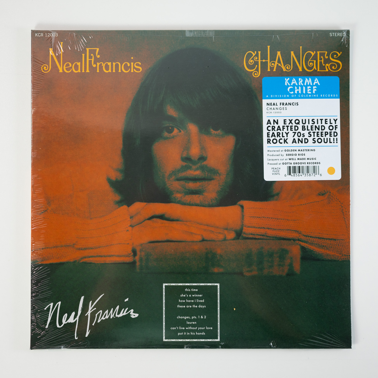 CHANGES PEACH FUZZ VINYL - SIGNED