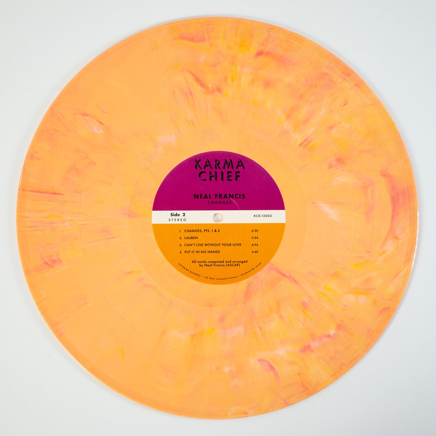 CHANGES PEACH FUZZ VINYL - SIGNED