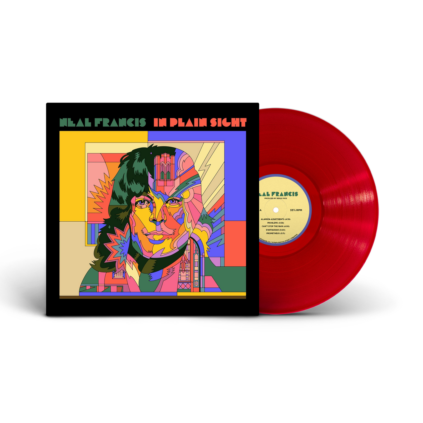 IN PLAIN SIGHT CHERRY RED VINYL